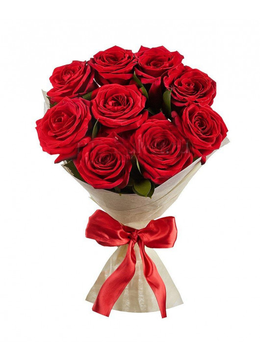 Красные розы букет "Комплимент"