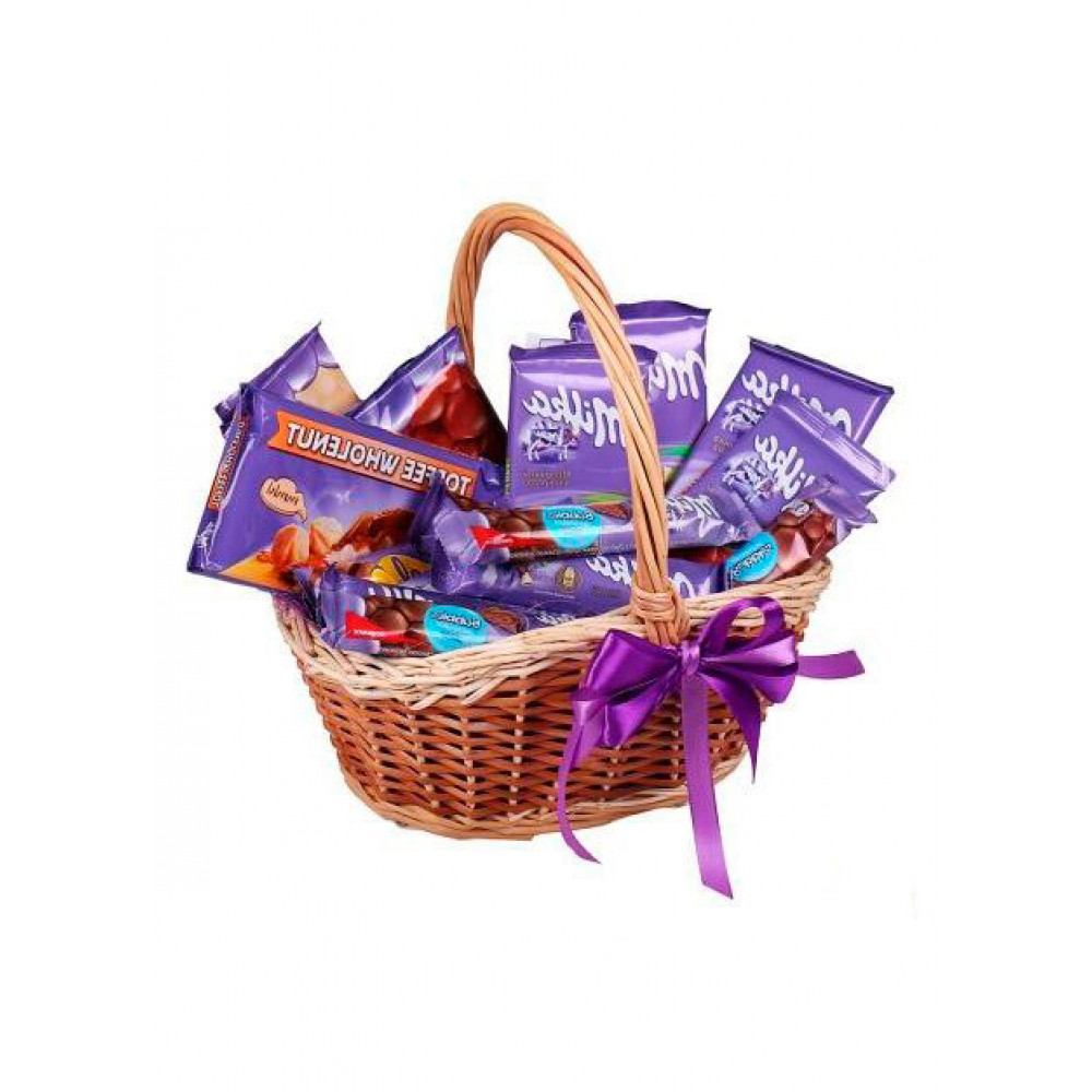 Шоколадная корзинка Milka