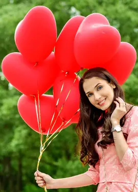 Шарик гелиевый сердце 25 см.