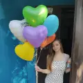 Шары сердца, доставили на Левом берегу Днепра