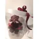 Панорамная коробка с мишкой и розами Панорамная коробка с мишкой и розами