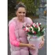 Микс тюльпан в шляпной коробке Микс тюльпан в шляпной коробке