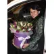Микс тюльпан в шляпной коробке Микс тюльпан в шляпной коробке