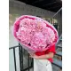 Букет из 7 розовых гортензий