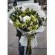 Микс букет «Камилла» салатово-белый (большой)