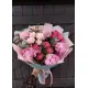Нежный микс букет «Адель» с пионами (небольшой)