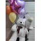 Набор для Любимой: розы, мишка, шары Набор для Любимой: розы, мишка, шары