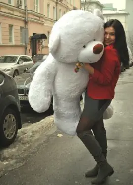 Большой плюшевый медведь (130см)