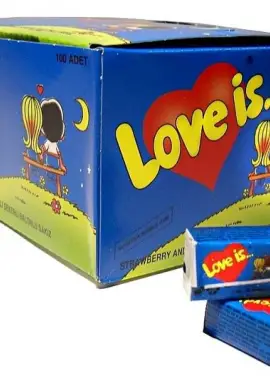 Жевательная резинка  "Love is.." 100шт
