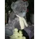Мишка серый (большого размера) 100см Мишка серый (большого размера) 100см