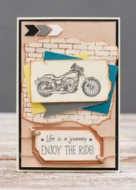 Открытка для мужчины Enjoy the ride