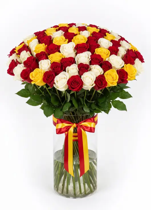 101 роза микс в Днепре 