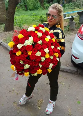 101 роза микс в Днепре 