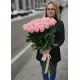 Букет из 25 высоких розовых роз «Be Sweet»