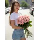 Букет из 25 розовых роз «Джумиля»