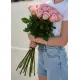 Букет из 25 розовых роз «Джумиля»