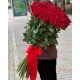 Букет из 35 высоких красных роз «Фридом»