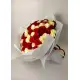 Букет из 51 красной и белой розы