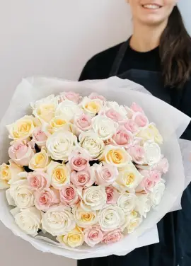51 нежная роза
