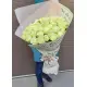 Букет из 75 белых роз «Аваланч»