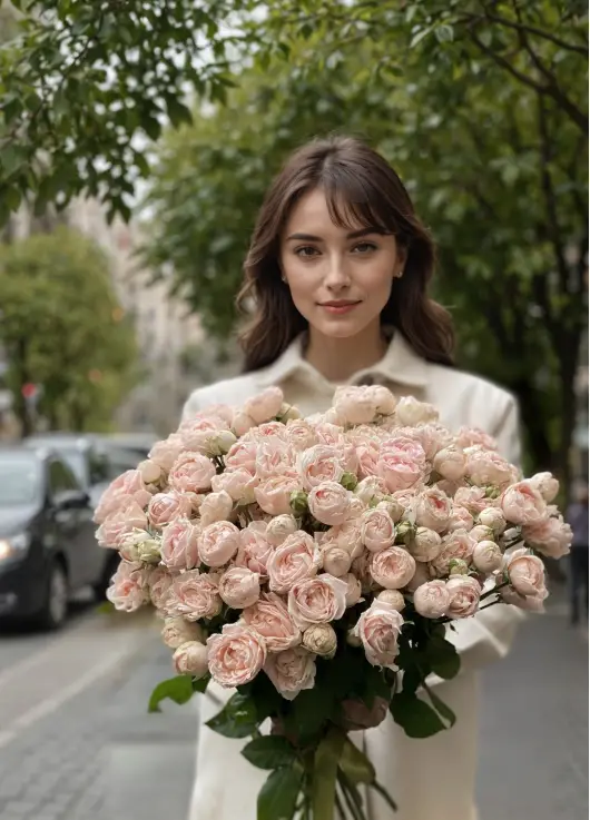 Кремовая кустовая роза Summer rose Днепр Кремовая кустовая роза Summer rose Днепр