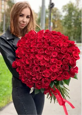  101 метровая роза (ПРЕМИУМ КЛАСС)