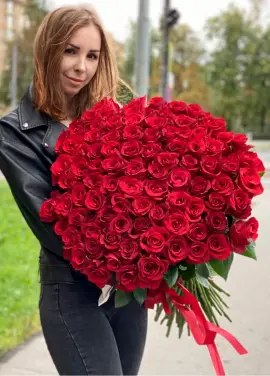  101 метровая роза (ПРЕМИУМ КЛАСС)