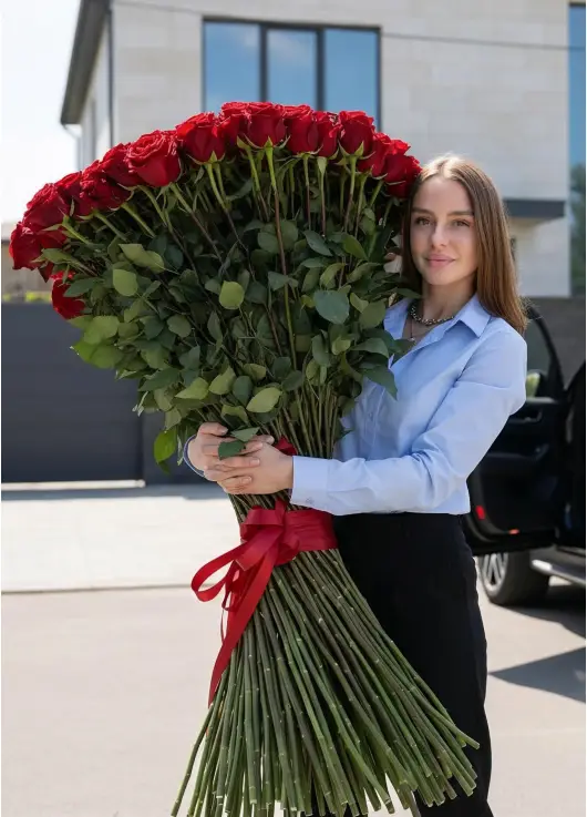 Огромные розы  150-180 см