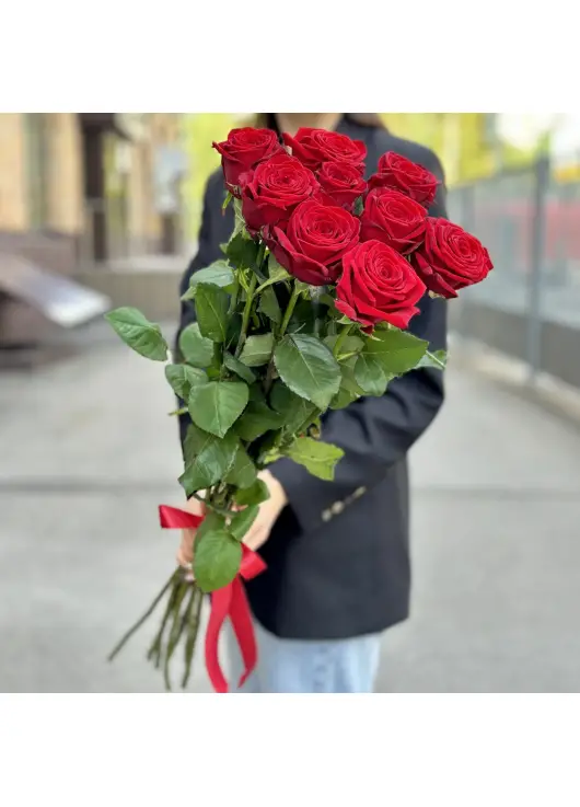 Красные розы поштучно Красные розы поштучно