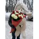 Букет роз Премиум + мишка 1м Букет роз Премиум + мишка 1м