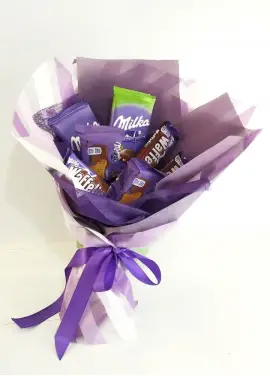 Букет шоколадных сладостей  Milka