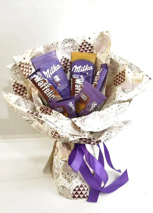 Букет шоколадных сладостей Milka Букет шоколадных сладостей Milka