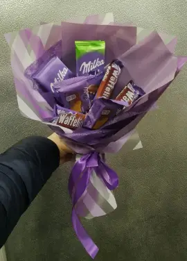 Букет шоколадных сладостей  Milka