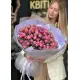 Букет из 101 пионовидных тюльпанов (импорт, Голландия)