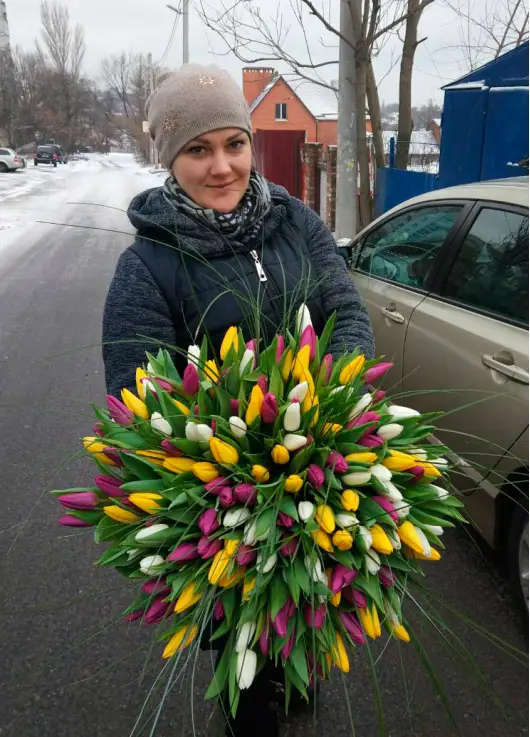 Радужная весна 151 тюльпан Радужная весна 151 тюльпан