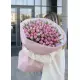 Букет из 101 розовых тюльпанов (импорт, Голландия)