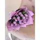 Букет из 19 сиреневых тюльпанов (импорт, Голландия)