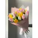 Букет из 21 нежных тюльпанов (импорт, Голландия)