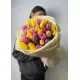 Букет из 35 тюльпанов микс (импорт, Голландия)