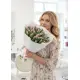 Букет из 45 розовых тюльпанов (импорт, Голландия)