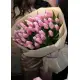 Букет из 51 розовых тюльпанов (импорт, Голландия)