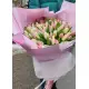 Букет из 75 нежных тюльпанов (импорт, Голландия)