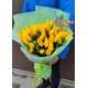 Букет из 75 желтых тюльпанов (импорт, Голландия)