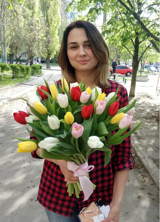 Суперцена! Букет тюльпанов микс Суперцена! Букет тюльпанов микс
