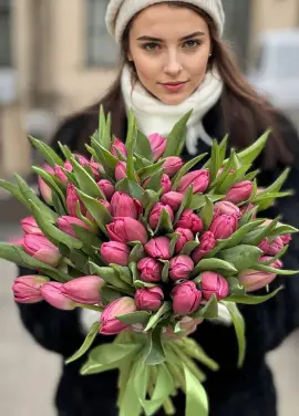  51 фиолетовый тюльпан