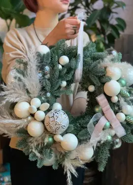 Новогодний, рождественский венок