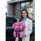 Премиальная коробка роз 51 роза нежных цветов
